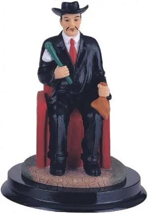 ICE ARMOR 5" H Saint Simon Statue Henri de Saint-Simon Holy Figurine Religious Decoration