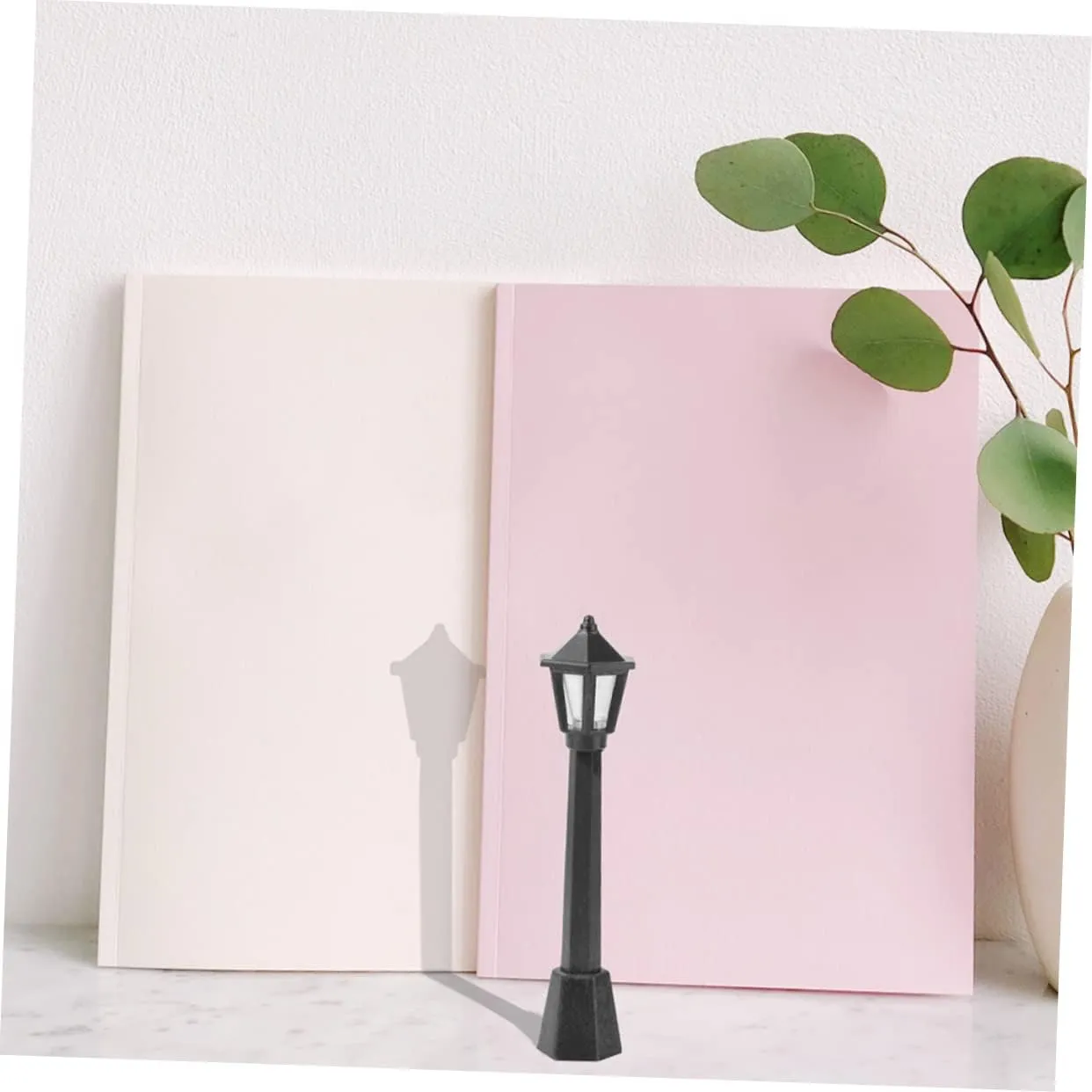 IMIKEYA 2sets 12pcs Street Light Model Simulation Light for Dollhouse Decor Plastic Craftsmanship Realistic Design for Miniature House Accessories 12pcs*2