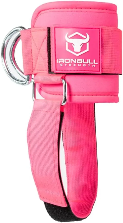 Iron Bull Strength Women's Kickback Ankle Strap for Cable Machines & Resistance Bands: Gym & Home Workout Cuff Attachment for Leg Extensions, Kickbacks, Hip Abductors - Booty Exercises