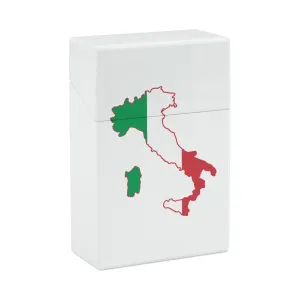 Italia Italy Italian Map Flag Fashion Cigarette Case for Women and Men Accessories Cigarette Holder Box