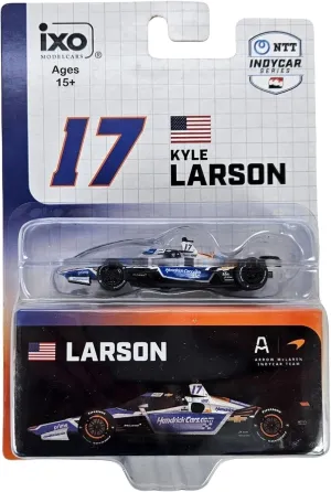 IXO IND64025 2025 Kyle Larson #17 1:64 Diecast Arrow Mc Laren with Collector Box