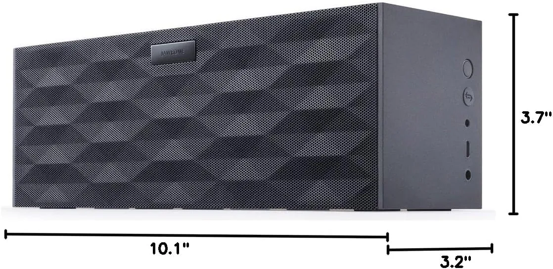 Jawbone Big JAMBOX Wireless Bluetooth Speaker - Graphite Hex - Retail Packaging