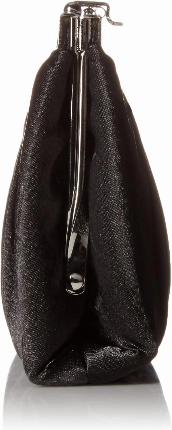 Jessica McClintock Blaire Women's Satin Frame Evening Clutch Bag Purse with Shoulder Chain Included