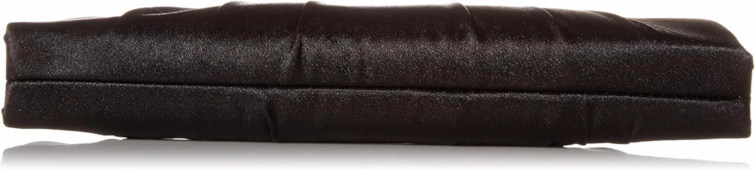 Jessica McClintock Blaire Women's Satin Frame Evening Clutch Bag Purse with Shoulder Chain Included