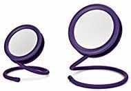 Joy Mangano Set of 2 Handy Hook Mirror, Purple