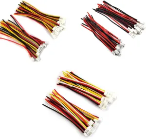 JST-PH 2.0 2/3/4 Pin Male and Female Connector with 10cm 22 AWG Soft Silicone Cable Kit for Battery JJRC H36 H67 Blade Inductrix E010