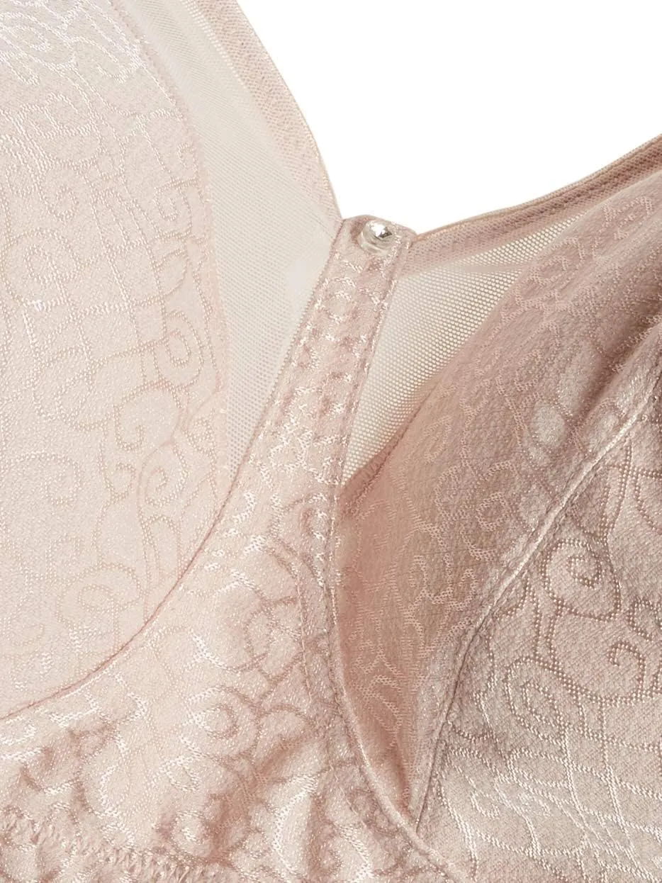 Just My Size Womens Wireless Bra, Comfort Shaping Full Figure Wire-Free Bra