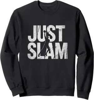 Just Slam Dunk Retro Grunge Cool Athlete Style Sweatshirt