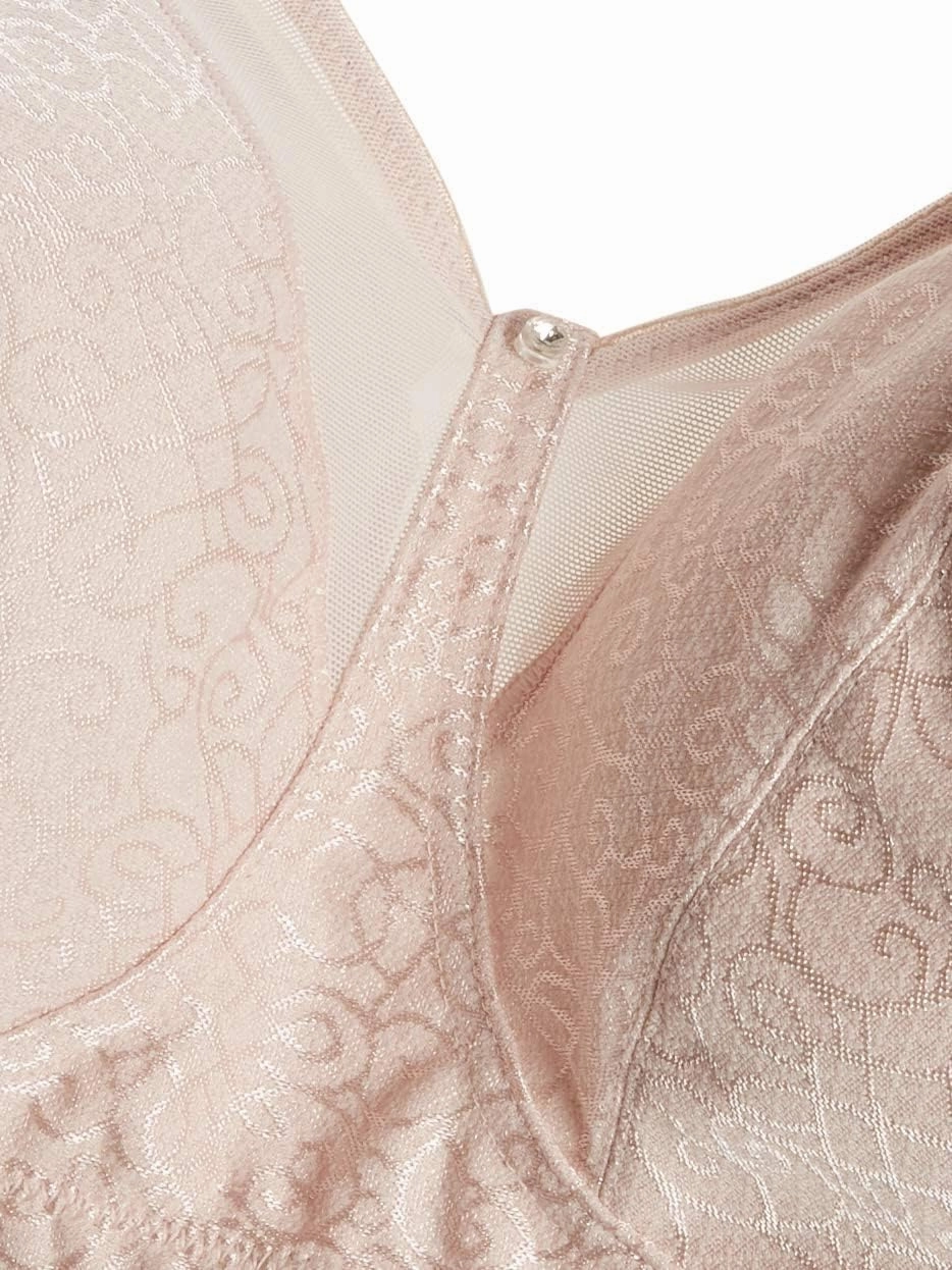 Just My Size Womens Wireless Bra, Comfort Shaping Full Figure Wire-Free Bra