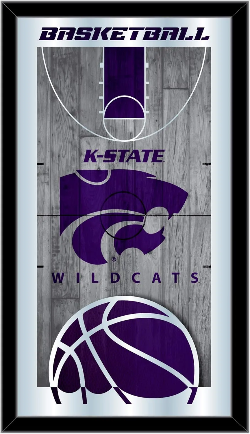 Kansas State 15" x 26" Basketball Mirror by Holland Bar Stool Company