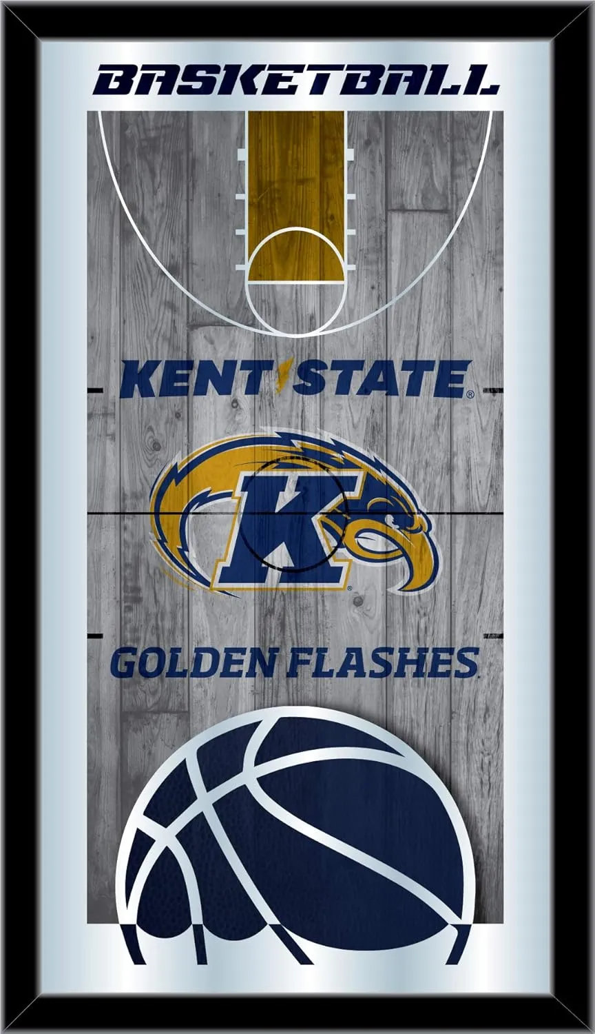 Kent State 15" x 26" Basketball Mirror by Holland Bar Stool Company