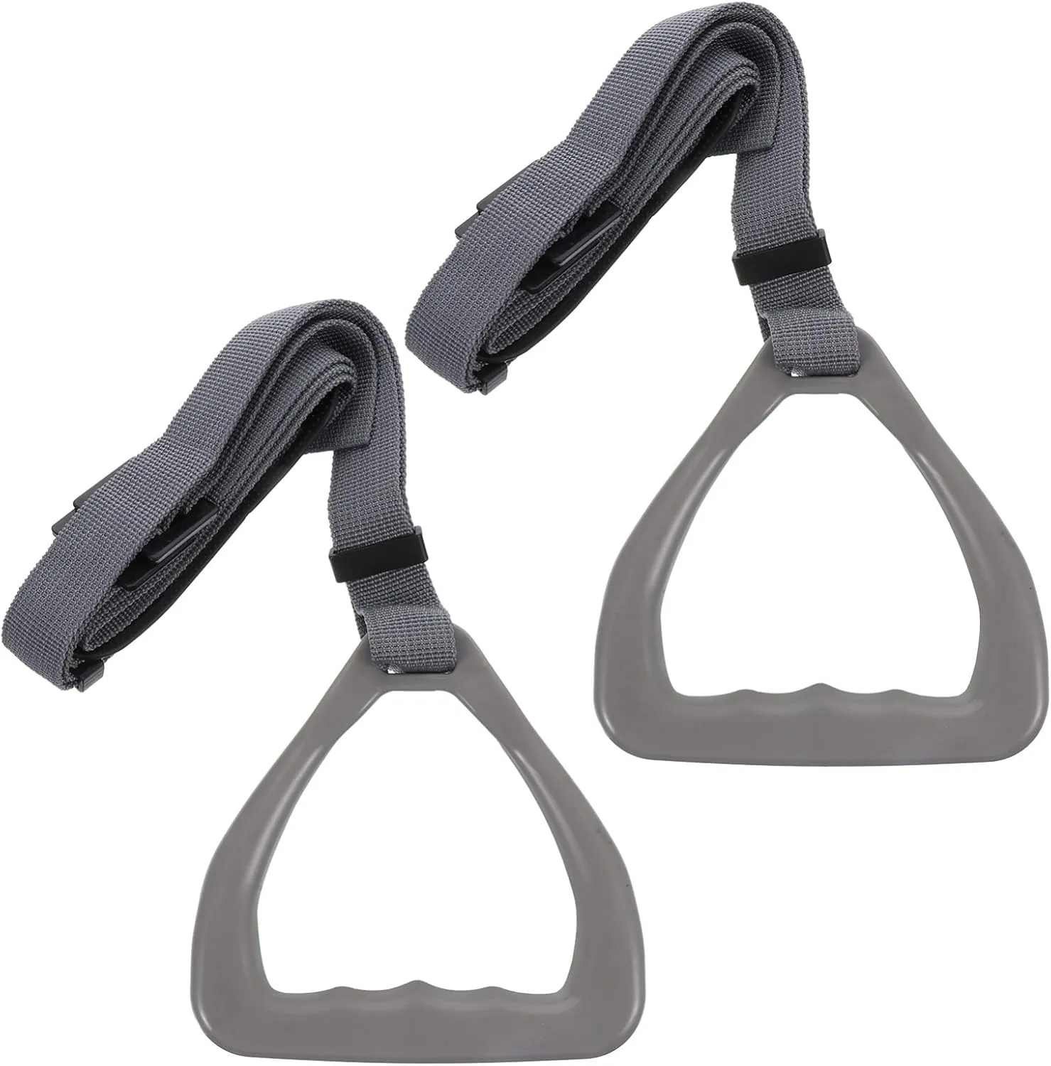 KICHOUSE 2Pcs Adjustable Gym Rings with Heavy Duty Straps Versatile Fitness Rings for Strength Training Core Engagement Quick Setup
