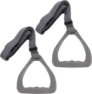 KICHOUSE 2Pcs Adjustable Gym Rings with Heavy Duty Straps Versatile Fitness Rings for Strength Training Core Engagement Quick Setup