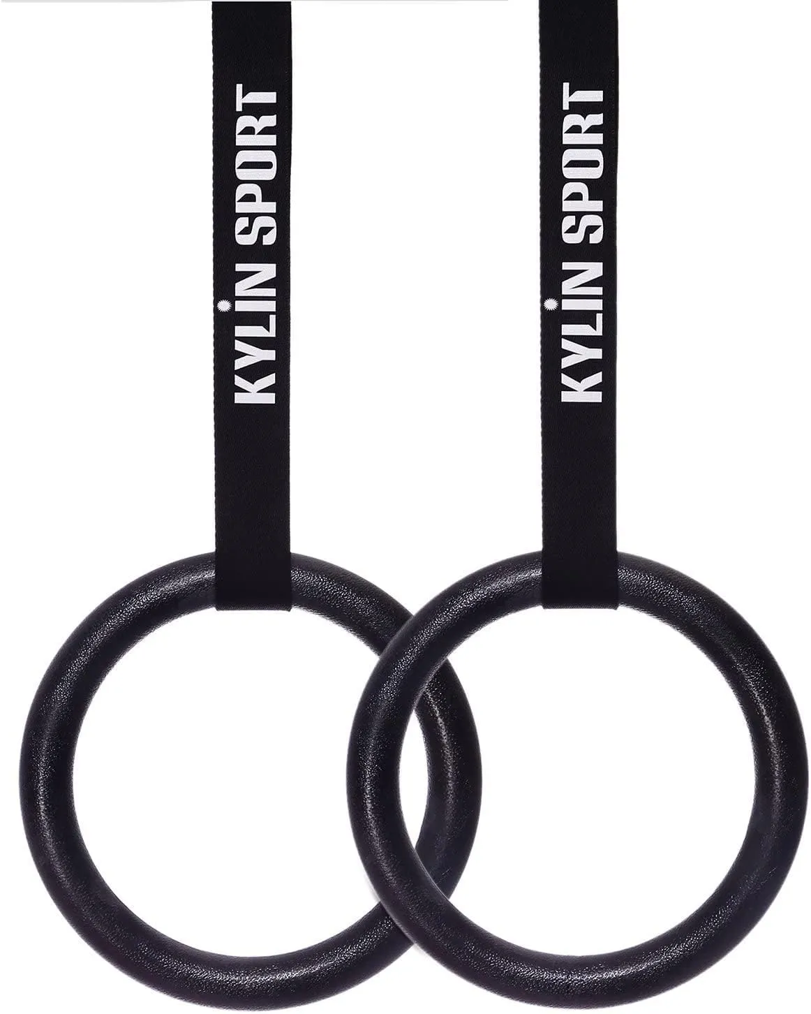 KYLIN SPORT Gymnastic Rings with Adjustable Straps Heavy Duty Exercise Gym Rings for Pull Ups and Dips,Cross-Training Workout,Strength Training, Fitness