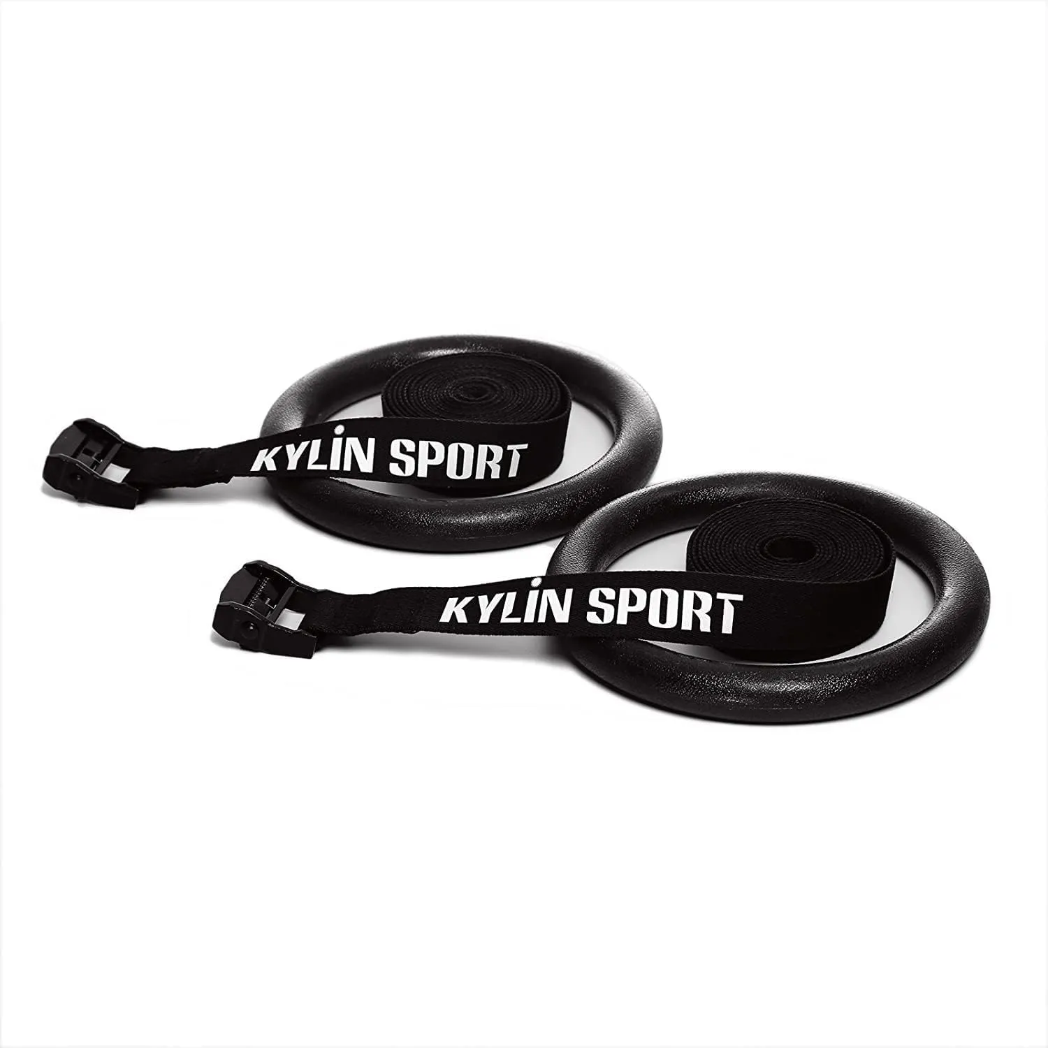 KYLIN SPORT Gymnastic Rings with Adjustable Straps Heavy Duty Exercise Gym Rings for Pull Ups and Dips,Cross-Training Workout,Strength Training, Fitness