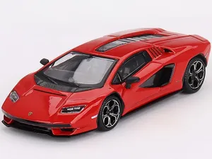 Lambo Countach LPI 800-4 Rosso Mars Red Limited Edition to 5400 Pieces Worldwide 1/64 Diecast Model Car by Mini GT MGT00720