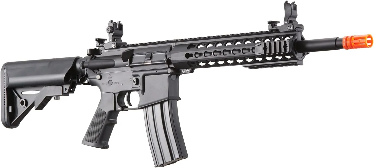 Lancer Tactical Gen 2 Airsoft M4 Carbine 10" KeyMod Piactinny AEG Rifle-1000 Rounds 0.20g BBS, 9.6v Nimh Battery & Charger Included