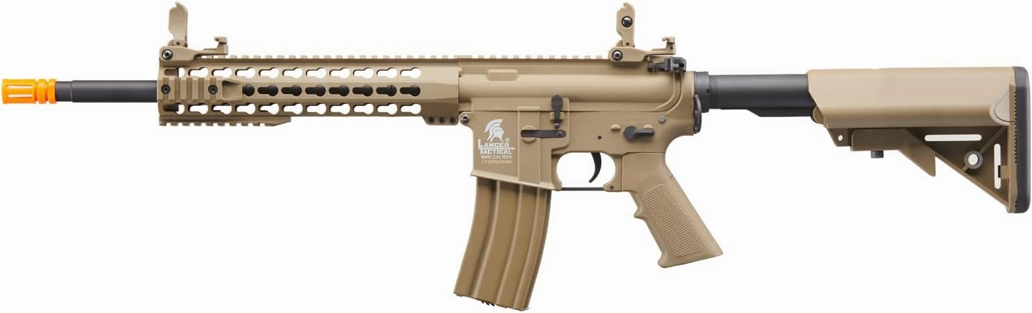 Lancer Tactical Gen 2 Airsoft M4 Carbine 10" KeyMod Piactinny AEG Rifle-1000 Rounds 0.20g BBS, 9.6v Nimh Battery & Charger Included