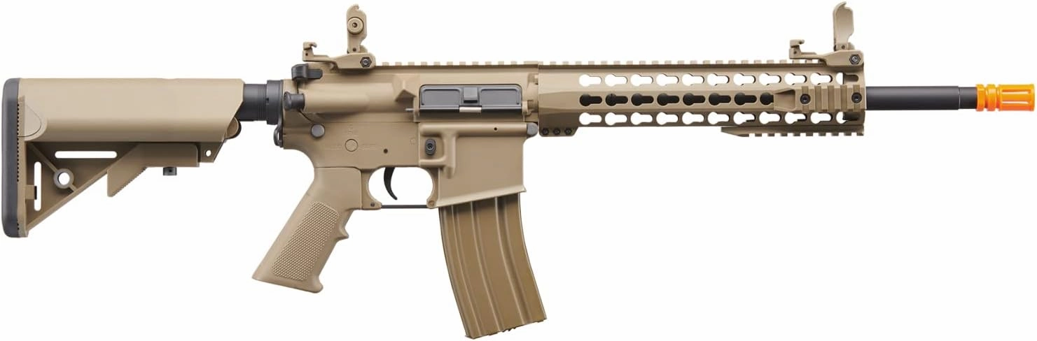 Lancer Tactical Gen 2 Airsoft M4 Carbine 10" KeyMod Piactinny AEG Rifle-1000 Rounds 0.20g BBS, 9.6v Nimh Battery & Charger Included