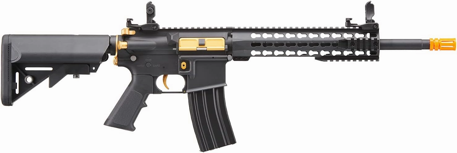 Lancer Tactical Gen 2 Airsoft M4 Carbine 10" KeyMod Piactinny AEG Rifle-1000 Rounds 0.20g BBS, 9.6v Nimh Battery & Charger Included