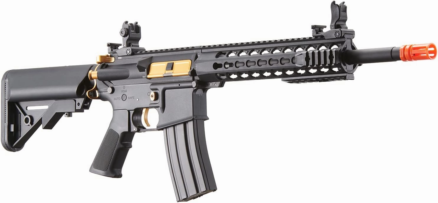 Lancer Tactical Gen 2 Airsoft M4 Carbine 10" KeyMod Piactinny AEG Rifle-1000 Rounds 0.20g BBS, 9.6v Nimh Battery & Charger Included