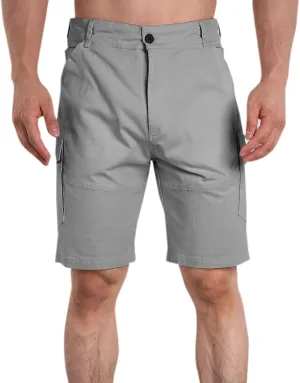 Lastesso Mens Athletic Shorts Casual Button Up Golf Shorts Lightweight Summer Workwear with Pockets Business Lounge Shorts