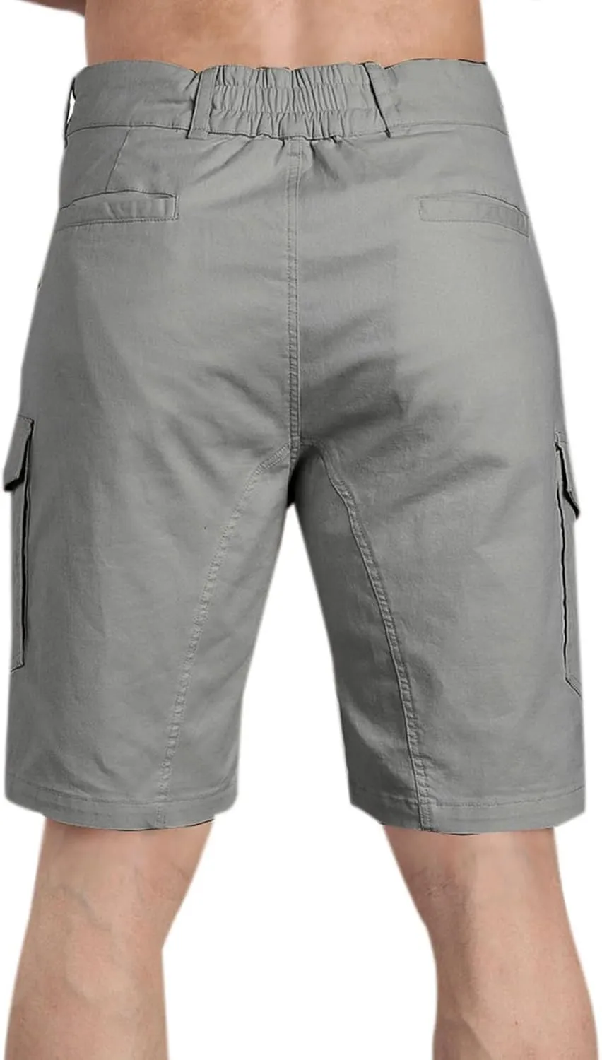 Lastesso Mens Athletic Shorts Casual Button Up Golf Shorts Lightweight Summer Workwear with Pockets Business Lounge Shorts