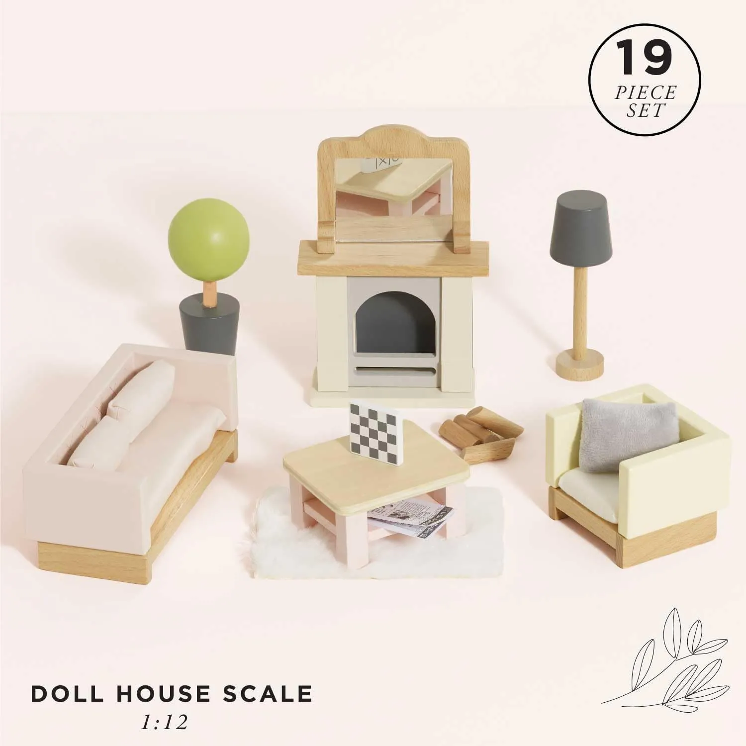 Le Toy Van Daisylane Sitting Room Dollhouse Furniture (ME058)