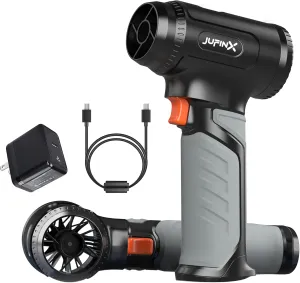 Leaf Blower-Electric blower-64mm Supper Motor,756W 1200G Wind Pressure,3000mAh*8 30W Fast Charging,Handheld Leaf Blower Cordless for Leaves,Snow,House,Machine Room,Car Cleaning -Garden Tool