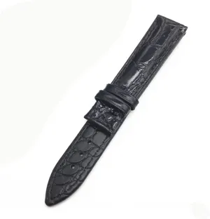 Leather Strap Double-Sided Round Leather Wristband Double Press Butterfly Buckle/pin Buckle Strap