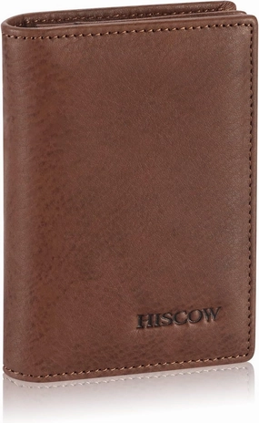Leather Business Card Case Holder for Men & Women, Italian Calfskin