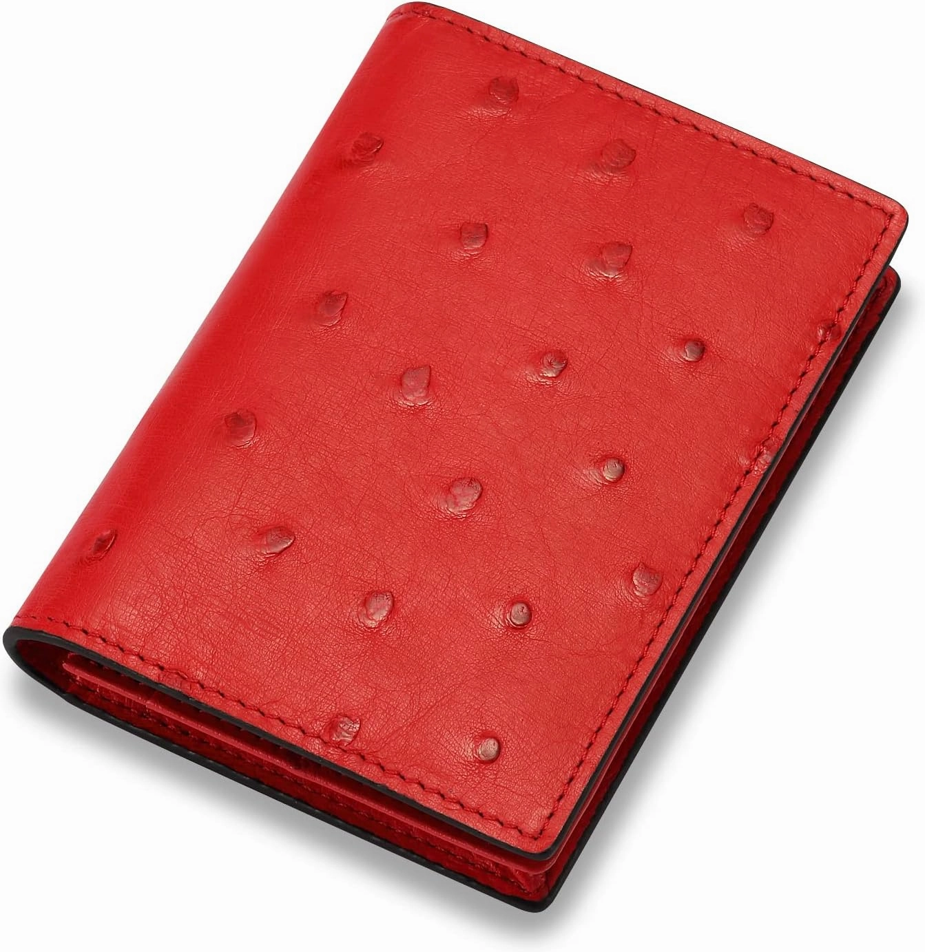 Leather Business Card Case Holder for Men & Women, Italian Calfskin