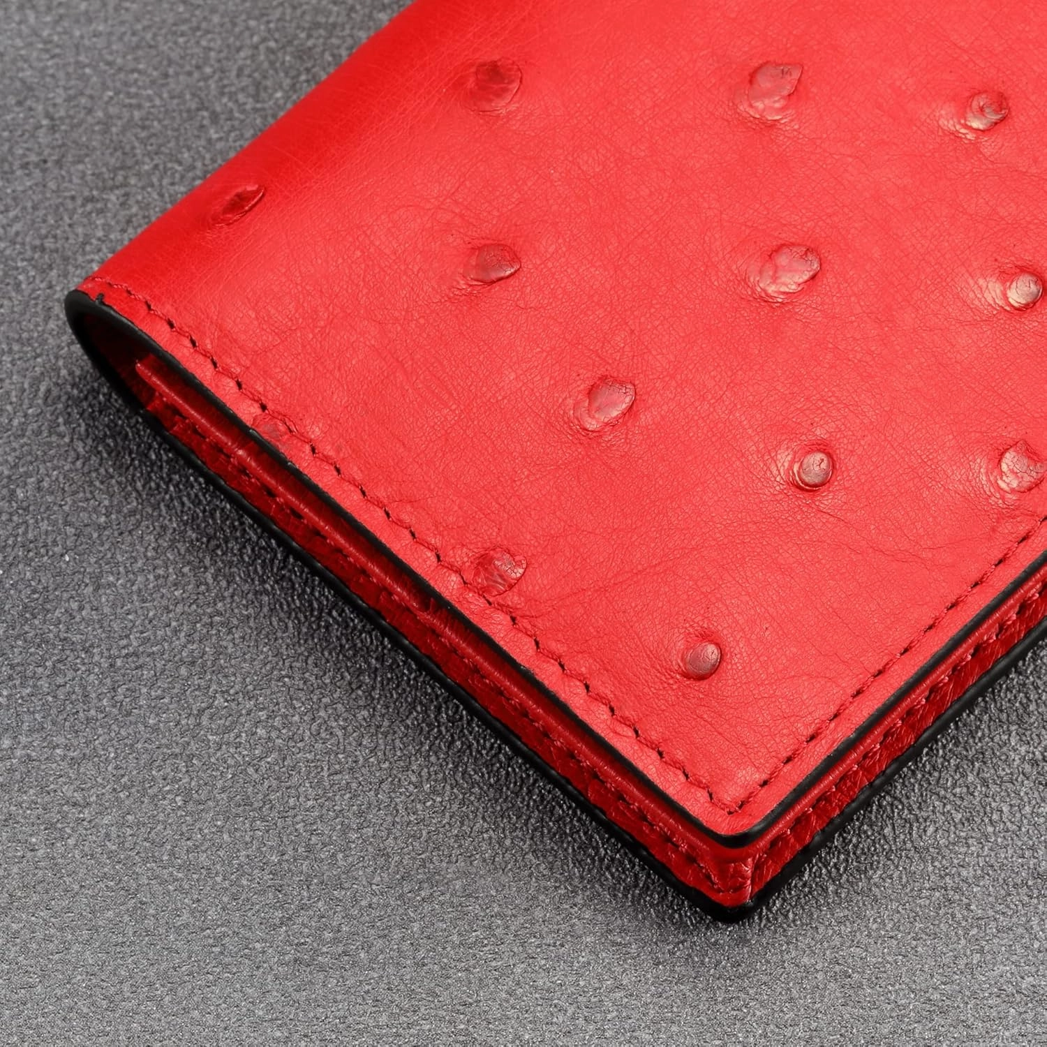 Leather Business Card Case Holder for Men & Women, Italian Calfskin