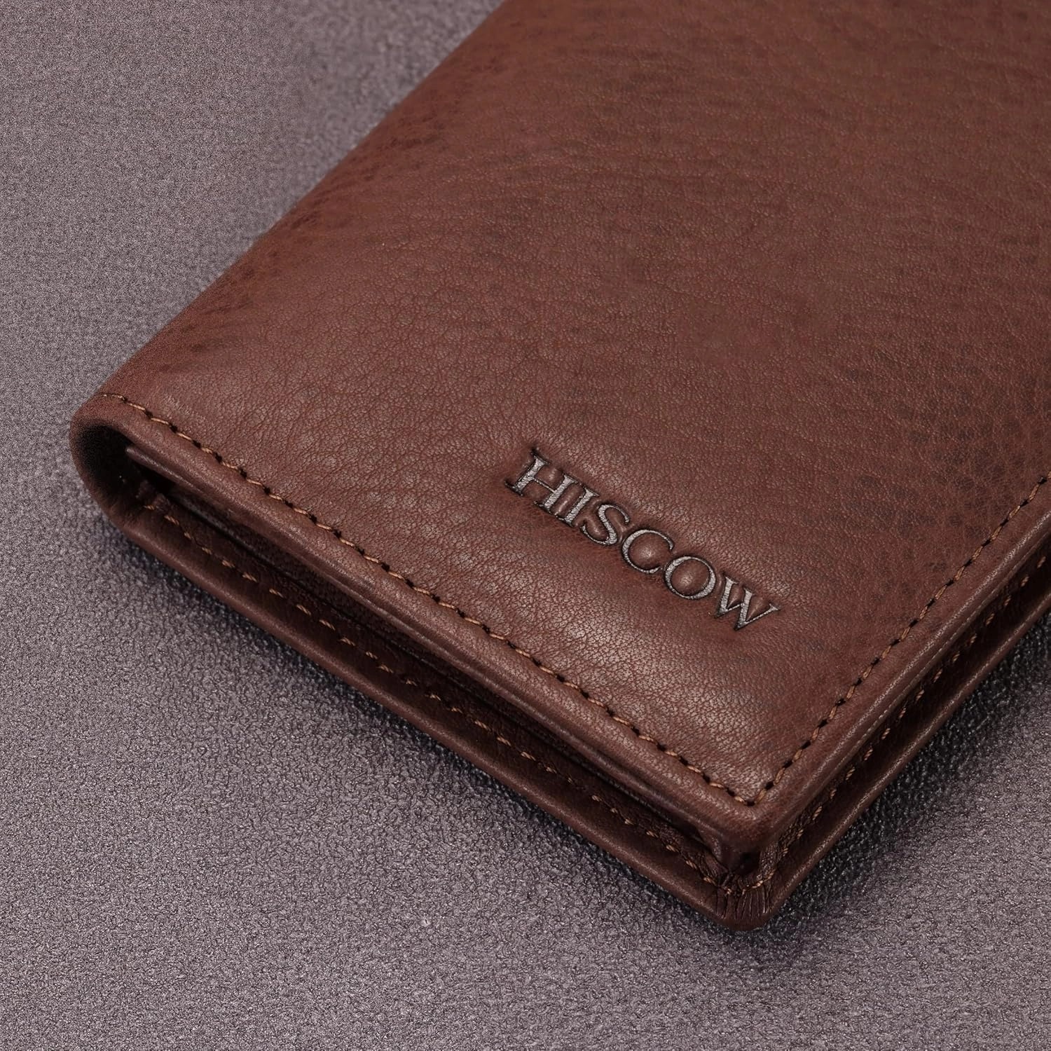 Leather Business Card Case Holder for Men & Women, Italian Calfskin