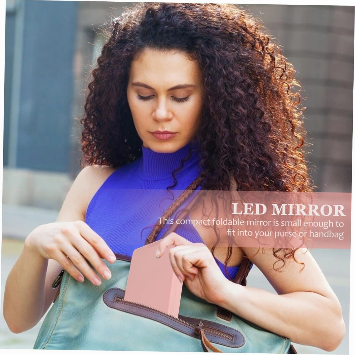 Led Makeup Mirror Set 5pcs Rotatable Folding Brush Travel Mirror for Women Girls Artists Stylish Practical