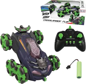 Lexibook Crosslander® Flip, Remote Control car, up to 8km/h, 360° Figure, Sound and Light Effects, Smoke Jet, 6 Wheels, Rechargeable, RC45