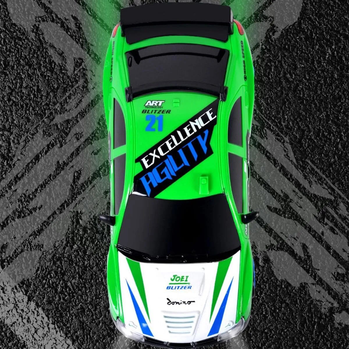 Liberty Imports RC Drift Car 1/24 2.4GHz 4WD Remote Control Sport Racing On-Road Vehicle with LED Light, Batteries and Drift Tires (Style 3)