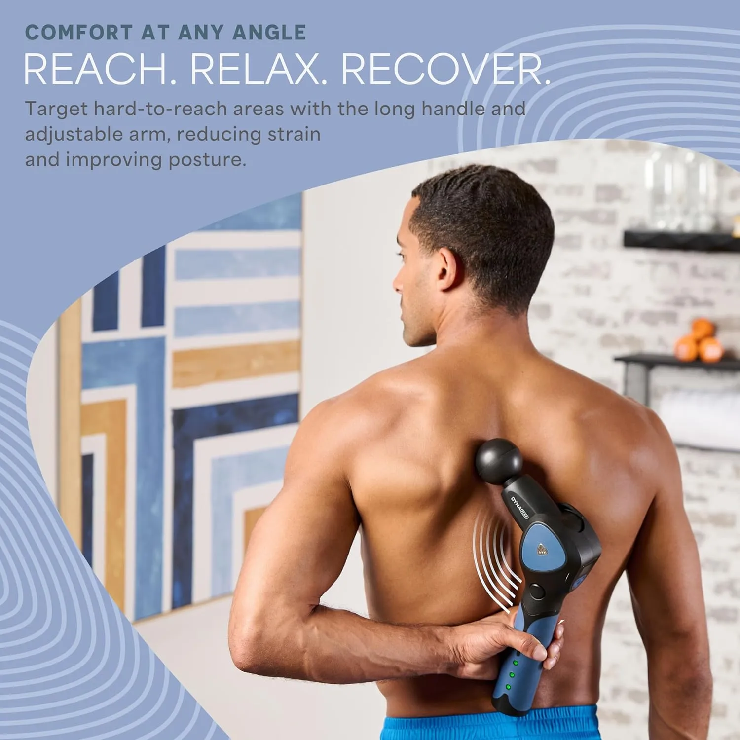 Lifepro Percussion Massage Gun – Deep Tissue Handheld Massager for Athletes – Muscle Recovery Tool for Men & Women – Quiet, Portable with Attachment Heads & Travel Case