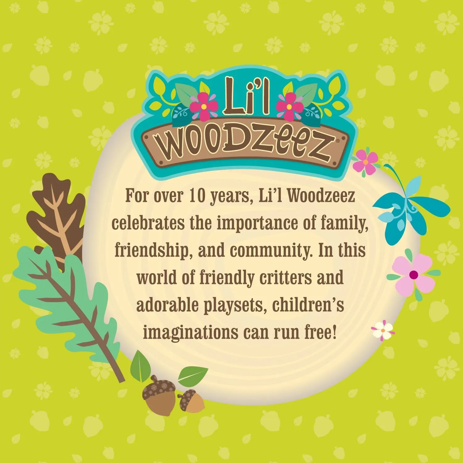 Li’l Woodzeez – Toy Patio – Doll Furniture – Playhouse Accessories – Playset for Kids – 3 Years   – Outdoor Patio Set