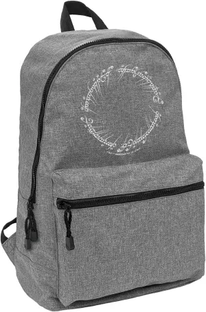 LOGOVISION The Lord of The Rings Mordor Script Lightweight Backpack for Work School Daily Use Packable for Travel