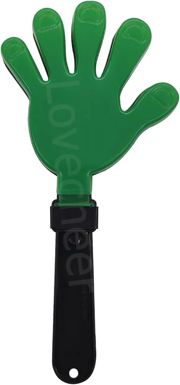 Lovecheer 16PCS Hand Clappers 7.5" Cheer Clapper Party Noisemakers for Sporting Events Basketball Football Fiesta Birthday Wedding Dance