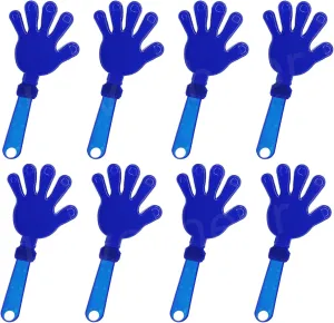 Lovecheer 8 Pack Gaint Hand Clappers Noisemakers 11" Plastic Hands Clapper Noise Makers for Adults Team Spirits Sporting Events Dance Cheerleading