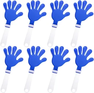 Lovecheer 8 Pack Gaint Hand Clappers Noisemakers 11" Plastic Hands Clapper Noise Makers for Adults Team Spirits Sporting Events Dance Cheerleading