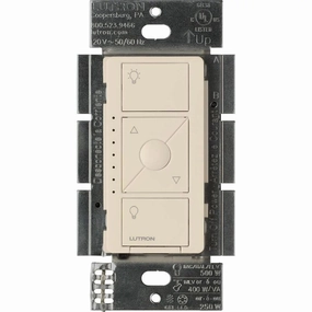 Lutron Caseta Original Smart Dimmer Switch ELV  (Lutron Hub Required), 250W LED, Single-Pole/3-Way, Neutral Required, PD-5NE-LA, Light Almond