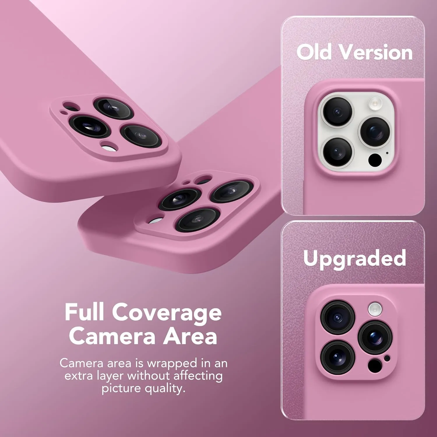 Magnetic for iPhone 16 Pro Case, Compatible with MagSafe, [Full Camera Protection][Screen Protector] Silicone Shockproof Protective Phone Case for iPhone 16 Pro 6.3", Blackcurrant
