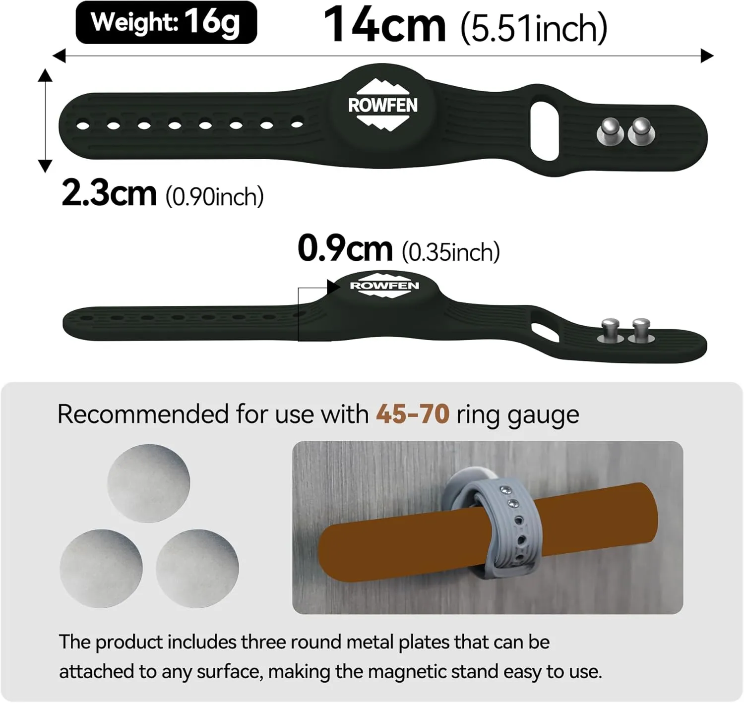 Magnetic Golf Cart Accessories - Adjustable Silicone Stand Clip Holder with Built-in Magnet, Holds 45-70 Rings, Perfect for Golfing, Grilling, Fishing, Travel & Outdoor Adventures