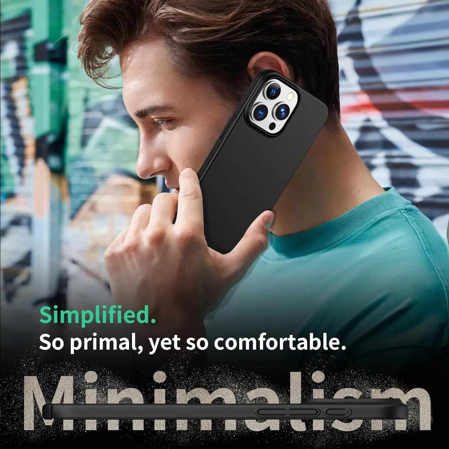 Magnetic Ultra Thin Frosted Designed for iPhone 16 Pro Phone Case 6.3 inch(2024) Slim Minimalist Lightweight Matte Hard PC Compatible with Magsafe Cover Protective Bumper Case-Black