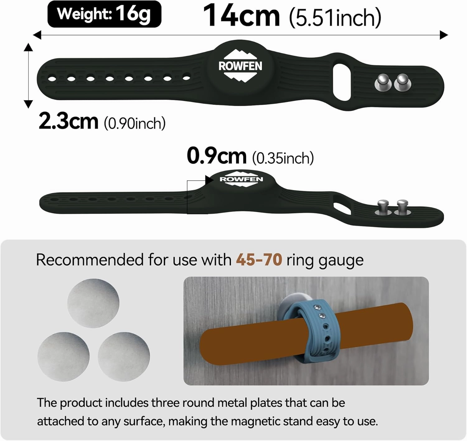 Magnetic Golf Cart Accessories - Adjustable Silicone Stand Clip Holder with Built-in Magnet, Holds 45-70 Rings, Perfect for Golfing, Grilling, Fishing, Travel & Outdoor Adventures