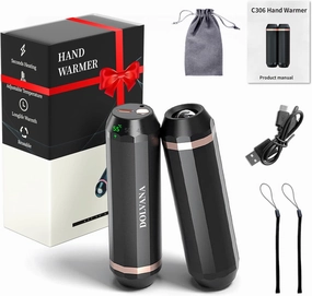 Magnetic Hand Warmers Rechargeable – Electric Hand Warmers Pack of 2 with Built-in Flashlight – Upgraded Magnetic Suction Camping Portable Hand Warmers with Temperature Display