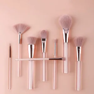 Makeup Brush, Complete Set, Portable, 8-piece Makeup Brush Set, Makeup Tools